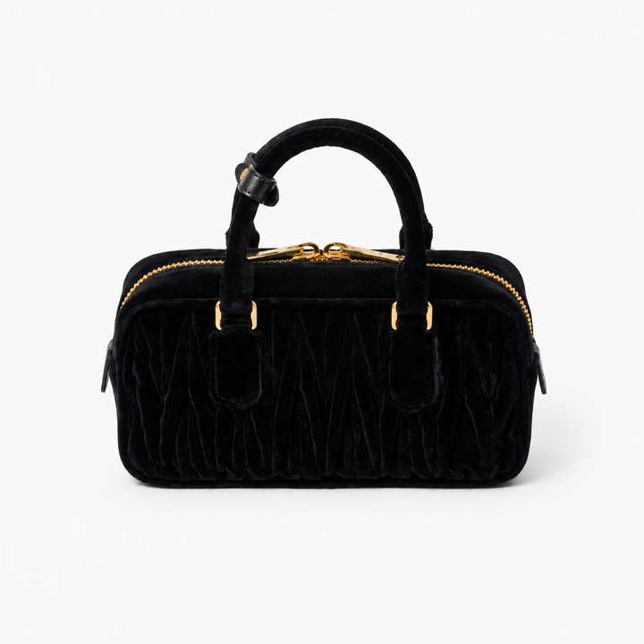 Sac Arcadie en Velours Matelassé