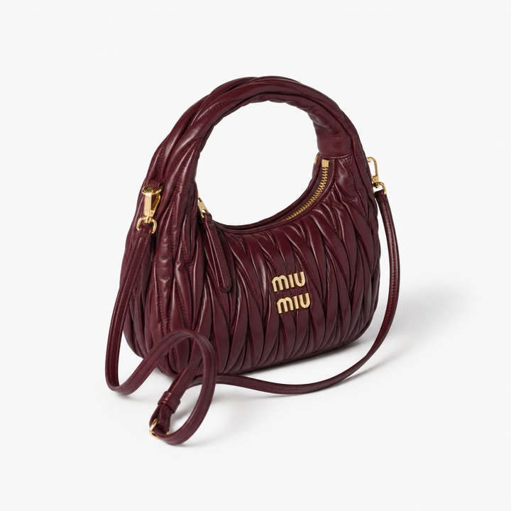 Sac Hobo Wander en Cuir Nappa Matelassé