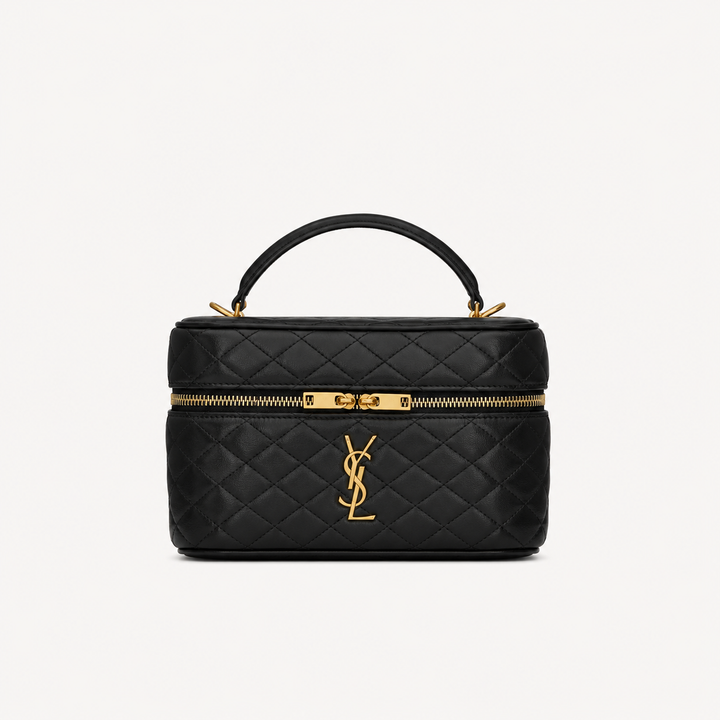 Gaby Vanity Bag en Cuir d'Agneau