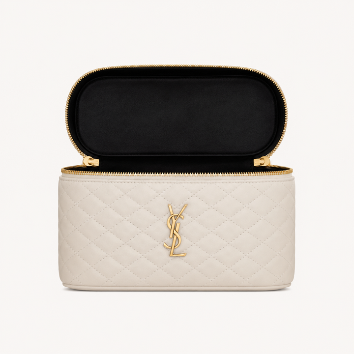 Large Gaby Vanity Bag en Cuir d'Agneau