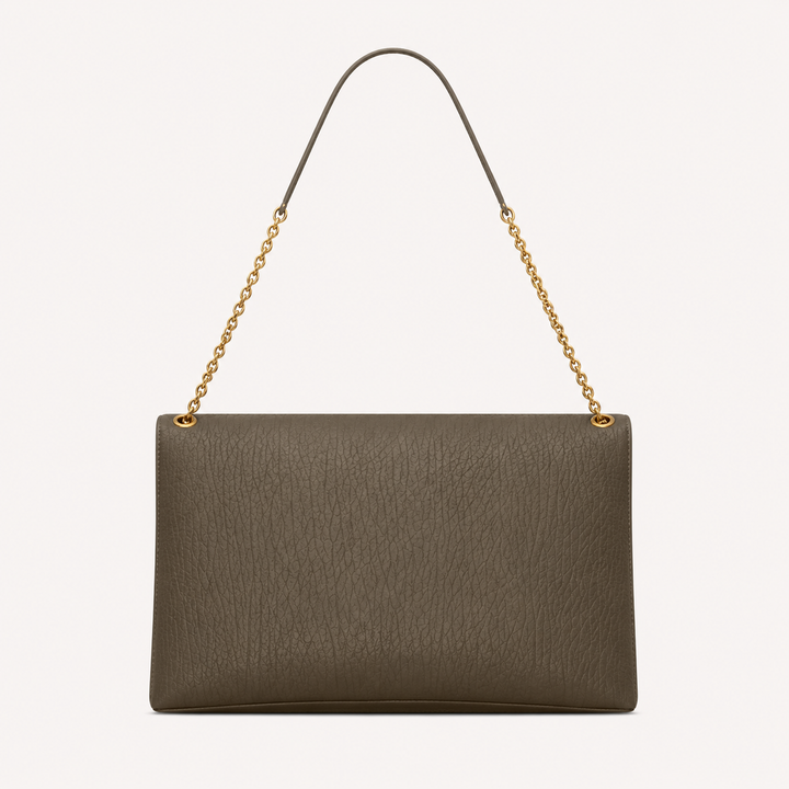 Cassandre Large Pochette à Chaîne en Cuir d'Agneau