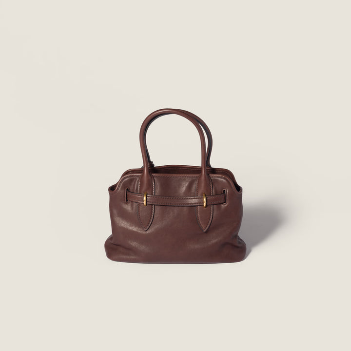 Sac Aventure en cuir nappa