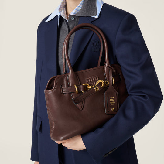 Sac Aventure en cuir nappa